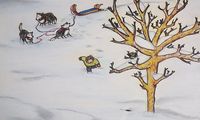Neige le petit corbeau